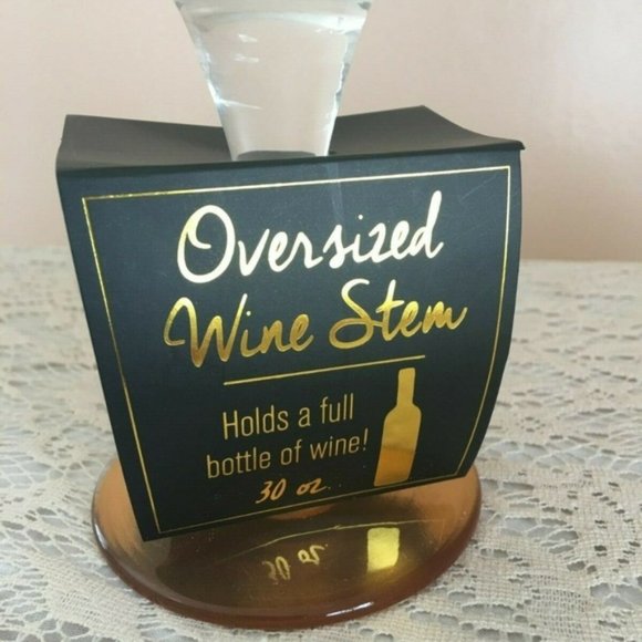 NEW Wine Glass Cheers to 40 Years 40th Birthday Girl Humor Gift 30oz Oversized - Picture 2 of 8